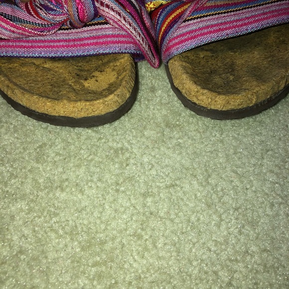 Urban Outfitters Striped Bow Pool Slide - Picture 4 of 7